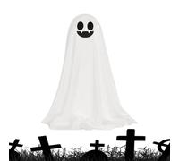 Fantasma Decorazioni Halloween,Decor Fantasma con Luce per Casa Interno Esterno | Figura Spaventosa per Scrivania da Giardino Portico Tavolo Finestra Casa Muro Parete