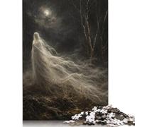 Fantasma della foresta illuminata dalla luna Puzzle 300 Pezzi