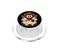 Fantasma Divertente Cowboy Howdy Boo Halloween Y'all Uomini Donne PopSockets PopGrip per MagSafe