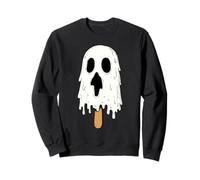 Fantasma Divertente Gelato Halloween Felpa