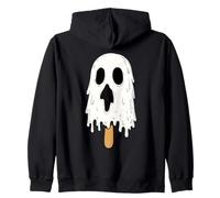 Fantasma Divertente Gelato Halloween Felpa con Cappuccio