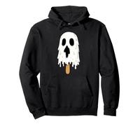 Fantasma Divertente Gelato Halloween Felpa con Cappuccio