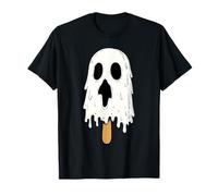 Fantasma Divertente Gelato Halloween Maglietta
