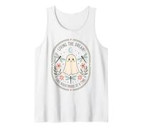 Fantasma Divertente Halloween Cottagecore Spooky Floral Canotta