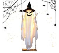 Fantasma Dondolante Da Esterno Illuminato A Batteria Riutilizzabile