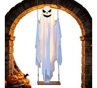 Fantasma Dondolante Da Esterno Illuminato A Batteria Riutilizzabile