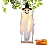 Fantasma Dondolante Halloween Alimentato A Batteria Riutilizzabile Leggero