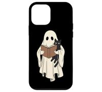 Fantasma E Gatto Nero Lettura Halloween Custodia per iPhone 12 mini