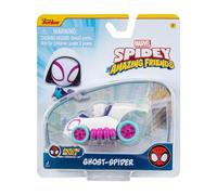 Fantasma elicottero (Ghost-Spider) Figurine in metallo Incredibili Spidey e i suoi amici straordinari della Marvel - Veicolo in miniatura da 7,5 cm - Giocattoli di supereroe per bambini dai 3 anni in