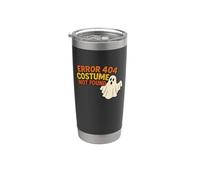 Fantasma Error 404 Costume Not Found Design Bicchiere termico in acciaio inox doppia parete
