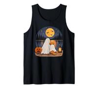 Fantasma Golden Retriever Scena di Halloween sul Lago con La Canotta