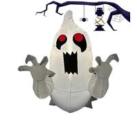 Fantasma Gonfiabile decorazione riutilizzabile che esce dalla finestra | Decorazione Esterna Halloween Fantasma per Giardino Prato Portico Casa Stregata