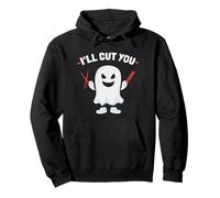 Fantasma Halloween Barbiere Stilista Parrucchiere I Will Cut You Felpa con Cappuccio