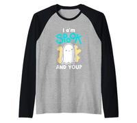 Fantasma Halloween Ghosts Spirits I Am Spook And You Maglia con Maniche Raglan