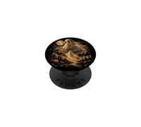 Fantasma Halloween Luna Zucca Foresta Infestata Notte PopSockets PopGrip Adesivo