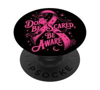 Fantasma Halloween tumore al seno non aver paura PopSockets PopGrip Adesivo
