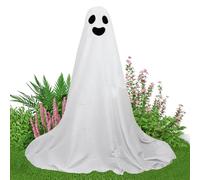 Fantasma Illuminato Per Halloween - Arredamento Spaventoso Per Feste In Casa,Addobbo per Atmosfera Spettrale di Halloween da 165 cm per Casa Stregata Patio Cimitero Cortile Sentiero