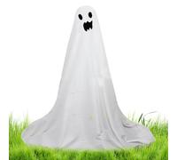 Fantasma Illuminato Per Halloween - Arredamento Spaventoso Per Feste In Casa,Addobbo per Atmosfera Spettrale di Halloween da 165 cm per Casa Stregata Patio Cimitero Cortile Sentiero
