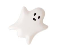 fantasma in ceramica di Halloween - Vassoio per stoviglie per gioielli stagionali, vassoio decorativo | Pezzo di visualizzazione in stile festivo, adorabile in ceramica a forma di