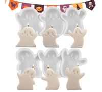fantasma in silicone Stampo in Silicone Spettrale Riutilizzabile, 6 Pezzi | per cake pop di Halloween per Torte Gummy Caramelle Artigianato Feste Scuola