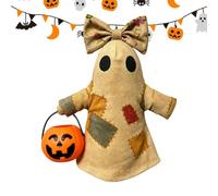 Fantasma in Tessuto Vintage Decorazione Halloween LED Rurale Spettrale