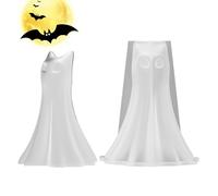 Fantasma - Modelli 3D di Gatto Fantasma in Piedi per Resina | Arredamento Gotico Fai da Te per Sapone Cera Argilla Gesso Casa Stregata Compleanno Feste Autunnali