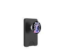 Fantasma pastello che tiene il gatto Halloween Carino Spooky Coquette PopSockets PopWallet per MagSafe