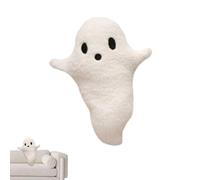 Fantasma Peluche - Bambola Da Letto Halloween - Cuscino di Peluche Morbido Imbottito Decorazioni per la Nanna per Ragazzi e Ragazze Ideale per il Sonno per Feste di Compleanno e Vacanze