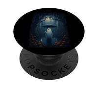 Fantasma sotto la pioggia sotto l'ombrello PopSockets PopGrip Adesivo
