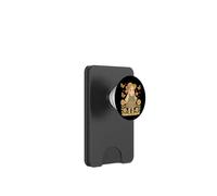 Fantasma spaventapasseri stravagante con girasoli e farfalle PopSockets PopWallet per MagSafe