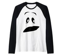 Fantasma Spaventoso - Costume da Festa di Halloween Maglia con Maniche Raglan