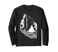 Fantasma Triste Creepy Cute | Kawaii Goth Halloween Spooky Maglia a Manica