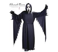Fantasma Viso Scream Costume Ufficiale Bambini Autorizzato + Maschera Halloween