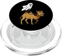 Fantasma volante che cammina un cammello - animale dello zoo divertente carino PopSockets PopGrip per MagSafe