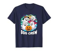 Fantasmi amichevoli Carini e Divertenti di Halloween The Boo Crew Maglietta