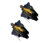 Fantasmi appesi spaventosi decorazioni di Halloween con luci LED luminose e braccia flessibili per le impostazioni di atmosfera Proprietà del partito a tema