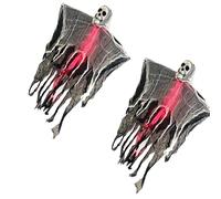 Fantasmi appesi spaventosi decorazioni di Halloween con luci LED luminose e braccia flessibili per le impostazioni di atmosfera Proprietà del partito a tema