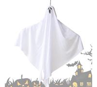 Fantasmi di Halloween all'aperto - Piccoli fantasmi di Halloween Flying Ghost Wall Decor,Decorazione della porta d'ingresso in tessuto, accessori per foto, ciondolo fantasma, decorazioni per albero