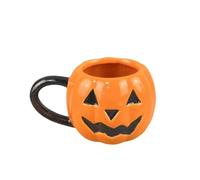Fantasmi di Halloween Tazza in ceramica a forma di zucca per Halloween, strana tazza da caffè e tè autunnale. Ti godi la preferita questo festival anno dopo anno. (Orange, 14. 6x11x8. 8cm)