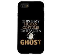 Fantasmi divertenti Umorismo This Is My Human Costume Halloween Ghost Custodia per iPhone SE (2020) / 7/8