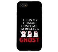 Fantasmi divertenti Umorismo This Is My Human Costume Halloween Ghost Custodia per iPhone SE (2020) / 7/8
