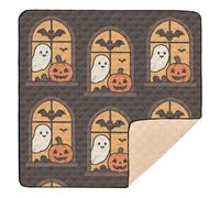 Fantasmi e zucche in finestre modello di Halloween morbido spesso per pavimento resistente all'acqua Baby Crawling