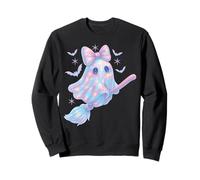 Fantasmi Fiocchi Civetta Rosa Kawaii Pastello Strega Ragazze Felpa