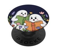 Fantasmi librosi che leggono bestie spettrali PopSockets PopGrip Adesivo