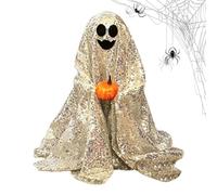 Fantasmi Luminosi da Esterno Decorazione Patio Fantasma Glitter Halloween