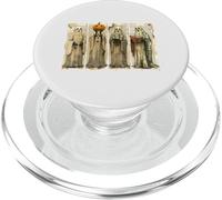 Fantasmi vintage su pagine antiche Halloween arte gotica spettrale PopSockets PopGrip per MagSafe