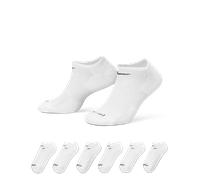 Fantasmini da training Nike Everyday Plus Cushioned (6 paia) - Bianco L