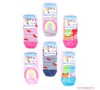 Fantasmino bimba Leon D'Oro antiscivolo 054 fantasia 6 pz