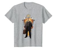 Fantastic Beasts And Where to Find Them Jacob Kowalski Maglietta, Bambini, Grigio Melange, 4 Anni