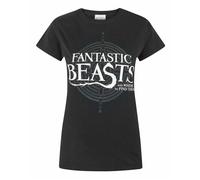 Fantastic Beasts And Where To Find Them Nero Logo T-shirt a maniche corte Donne